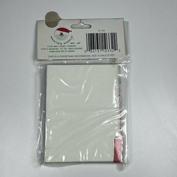 Kurt Adler Mini Book Disney Mickey Mouse Magazine Santa's Whiskers Ornament W245 - Picture 4 of 4